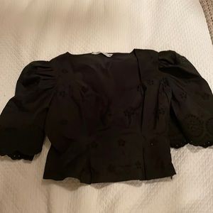 Black Zara blouse